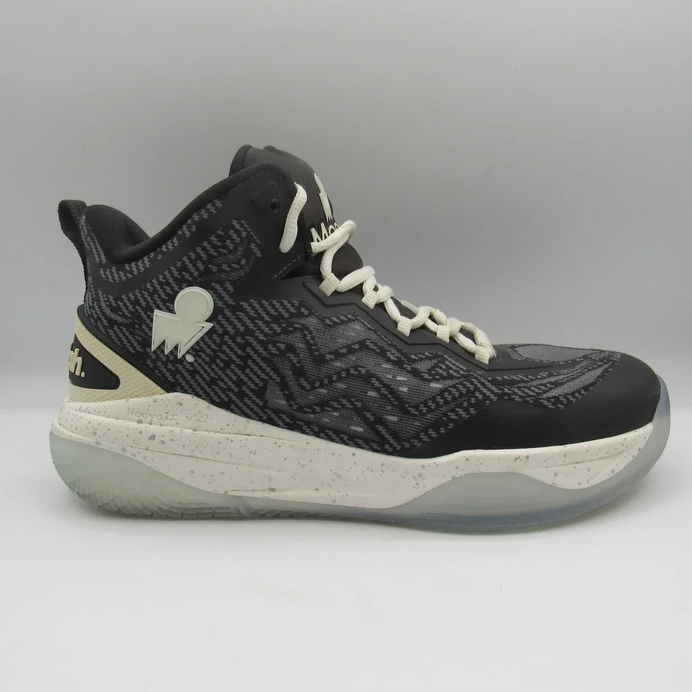 Moolah Neovolt Pro v2 Basketball Shoes Womens 9 Black High Top‎ Sneaker